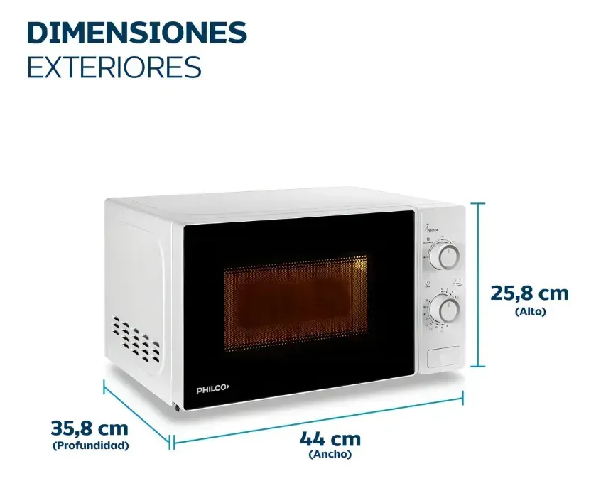 Microondas Philco MPHRW20UAN  20 lts.