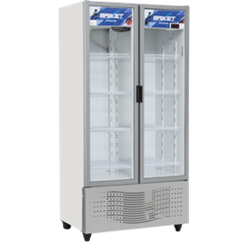 Exhibidora vertical Briket Master 8000